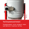 Пылесос промышленный HODMAN TORNADO 3600L